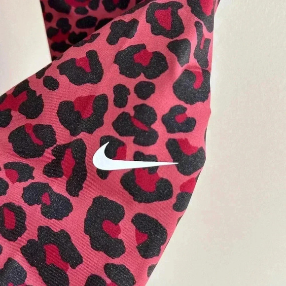 Nike Dri-FIT One Printed Midrise Full Length Leggings,Leopard Print Training,S - Picture 12 of 16